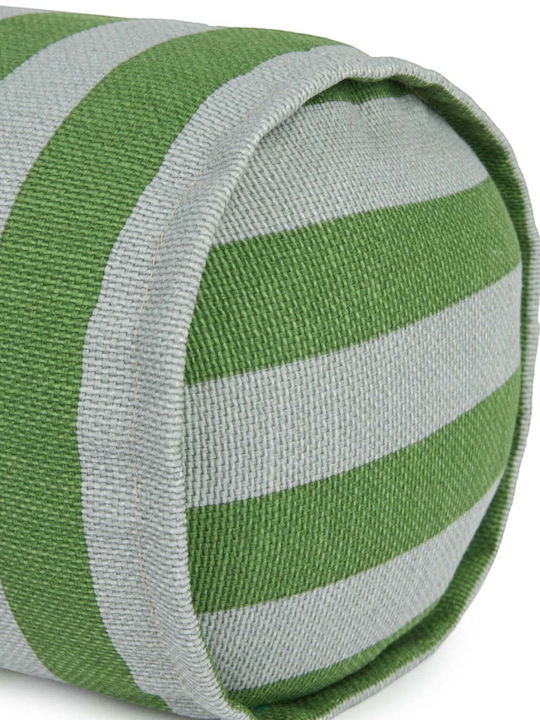 Pernă Cilindrică Vibes Verde Albastru Dungi 50x18