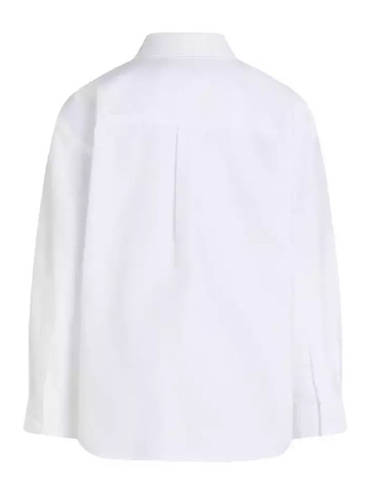 Kids Shirt Long Sleeve White