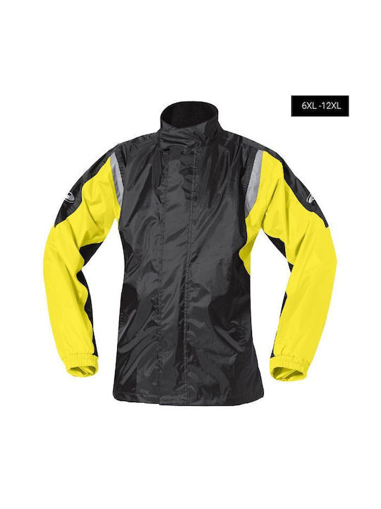 Held Mistral II Ανδρικό Αδιάβροχο Μπουφάν Μηχανής Black-Yellow