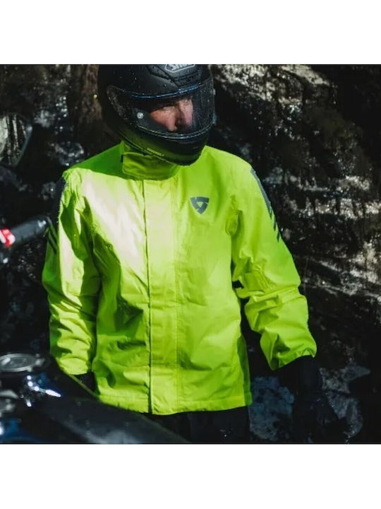 Rev'IT Cyclone Men's Waterproof Riding Jacket Neon Yellow