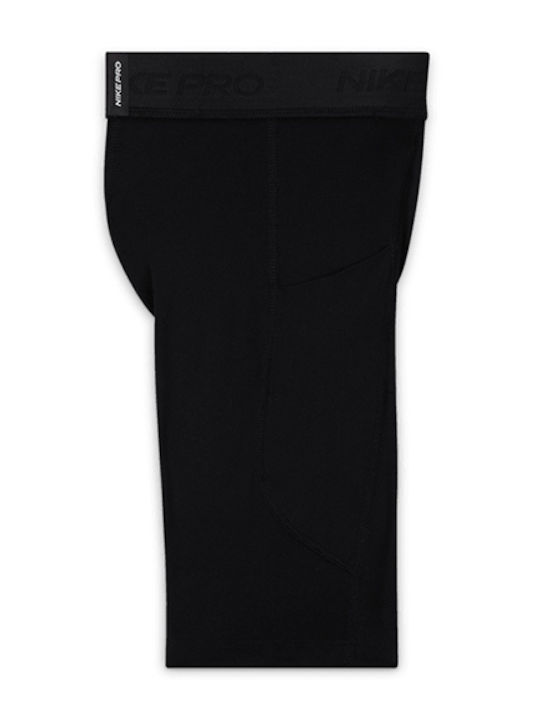 Παιδικό Κολάν Αθλητικό Κοντό Dri-Fit Μαύρο Pro