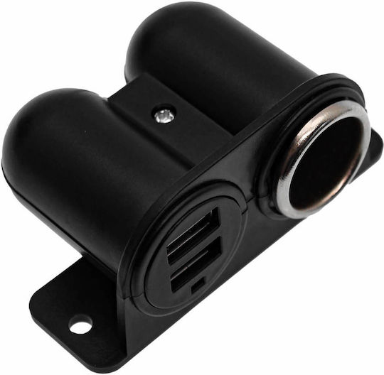 Car Lighter Base 2 USB 12V W14557