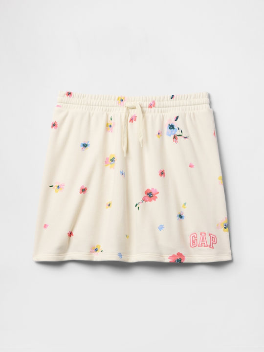 Παιδική Φούστα Floral Λευκή