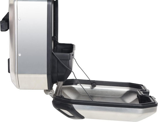 Shad Terra TR36L Πλαϊνή Βαλίτσα Μοτοσυκλέτας Αριστερή Αλουμινίου 36lt σε Ασημί Χρώμα