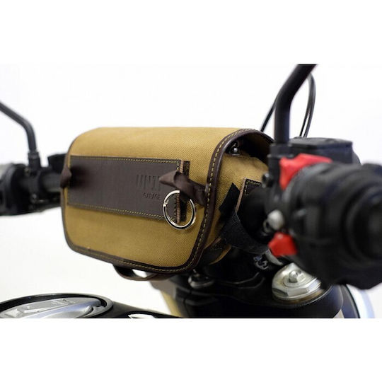 Unit Garage U037 Lenkertasche Motorrad-Softtasche 3.4Es in Braun Farbe