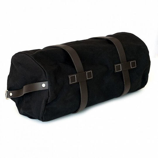Unit Garage U012 with brown details Waterproof Motorcycle Tail Bag 25lt Black