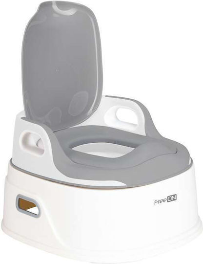 FreeOn Potties Toilet with Lid Gray up to 50kg
