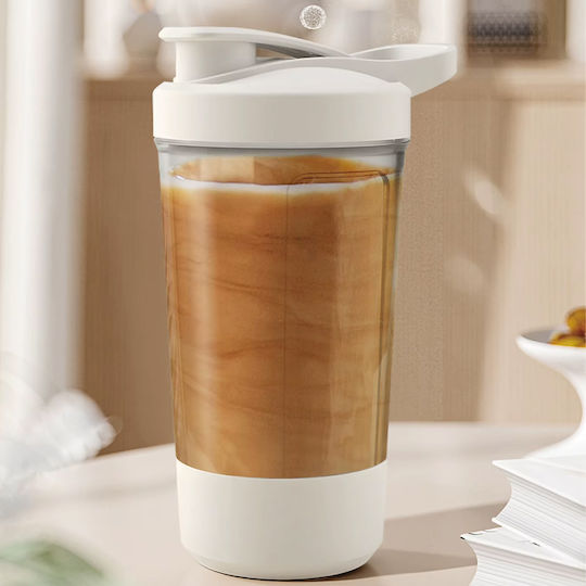Multifunctional Automatic Coffee Mixing Cup Electric Shaker 400ml White