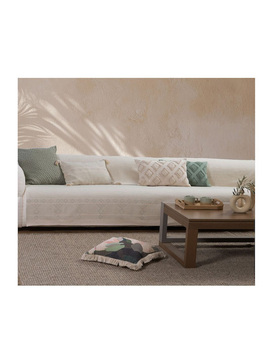 Nef-Nef Homeware Resan Ριχτάρι Τριθέσιου Καναπέ 180x300εκ. Peach