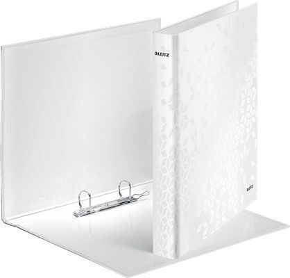 Leitz Clipboard with 2 Rings for Paper A4 White 1pcs