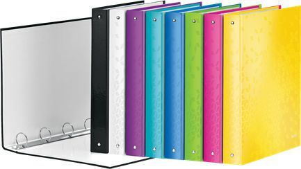 Leitz Clipboard with 4 Rings for Paper A4 White 1pcs