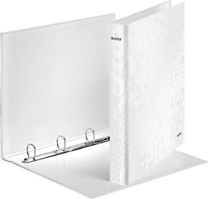Leitz Clipboard with 4 Rings for Paper A4 White 1pcs