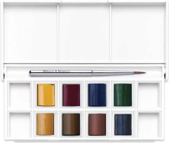 Winsor & Newton Cotman Акварел Многоцветен с Четка