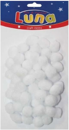 The Littlies Pom Pom Handwerk Rot Set 60Stück