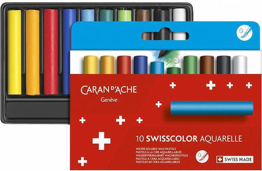 Caran D'ache Set of Watercolours Multicolored with Brush 10pcs