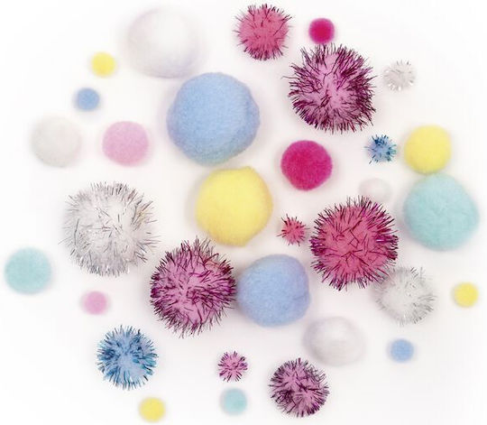 Folia Pom Pom Artizanat Set 30buc