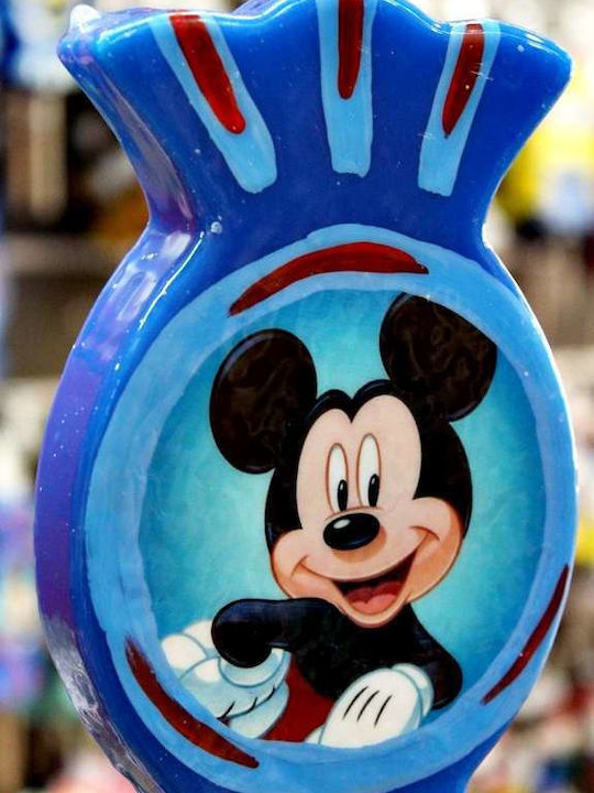 Λαμπάδα Mickey Στρογγυλή Γαλάζια