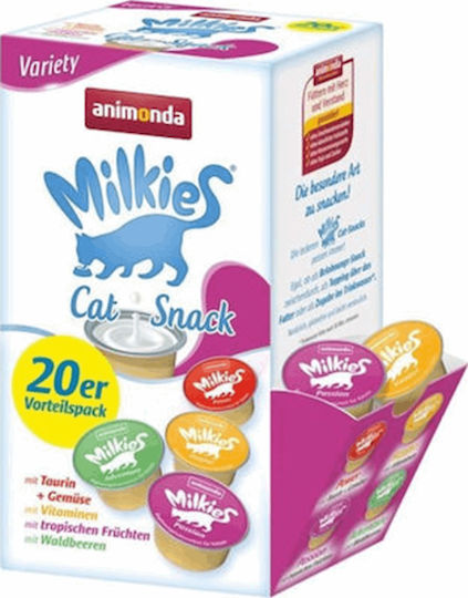 Animonda Milkies Variety Box Cat Treats 20pcs x For Adult Cats 1pc 15gr