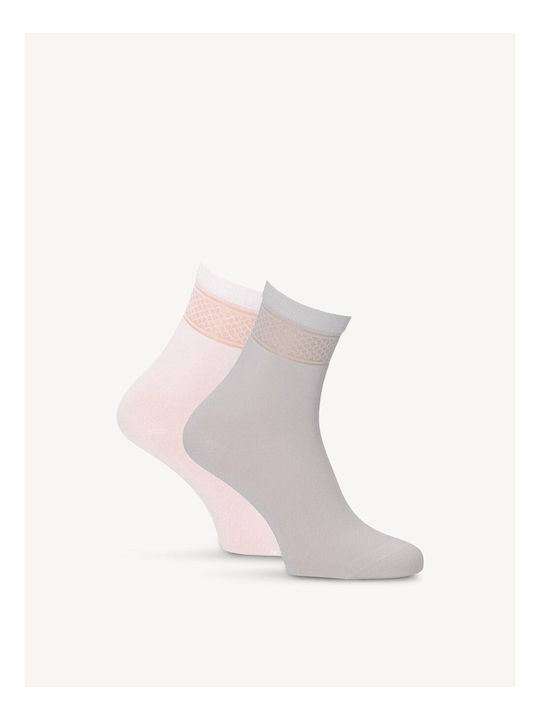 Tamaris Γυναικείες Κάλτσες Light Grey/white 2Pack Tamaris Γυναικείες Κάλτσες Light Grey/white 2Pack