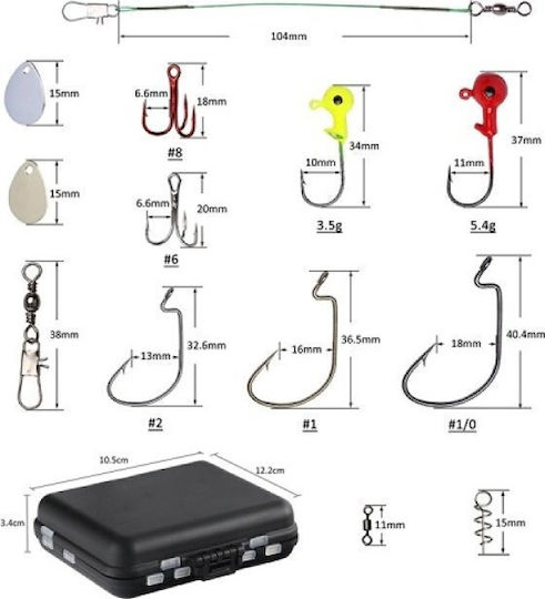 Set de accesorii de pescuit Case 128 31803