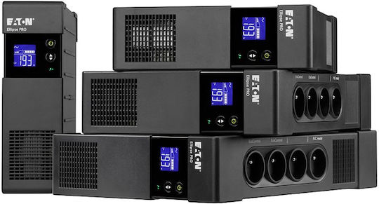 Eaton Ellipse PRO 1200 DIN UPS Line-Interactive 1200VA 750W cu 8 Schuko Prize