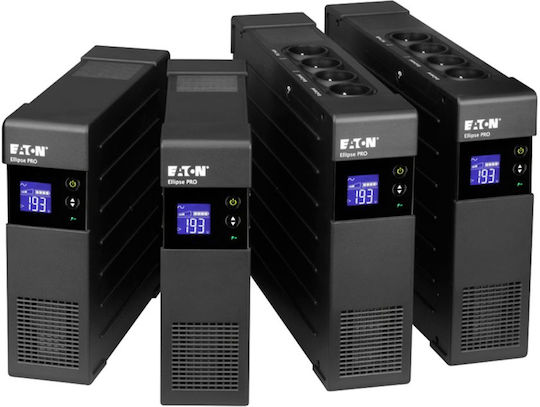 Eaton Ellipse PRO 1200 DIN UPS Line-Interactive 1200VA 750W cu 8 Schuko Prize
