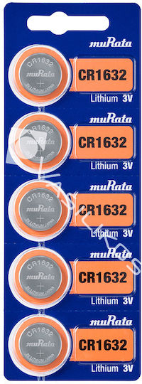 Sony Lithium Watch Battery CR1632 3V 5pcs