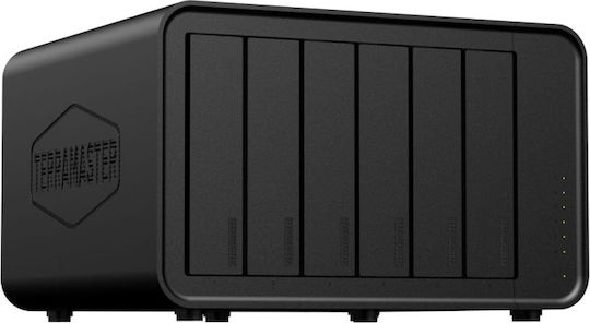 TerraMaster F6-424 Max NAS Tower με 6 θέσεις για HDD/M.2/SSD και 2 θύρες Ethernet