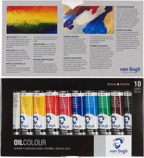 Royal Talens Van Gogh Oil Colours Set 20ml 10pcs