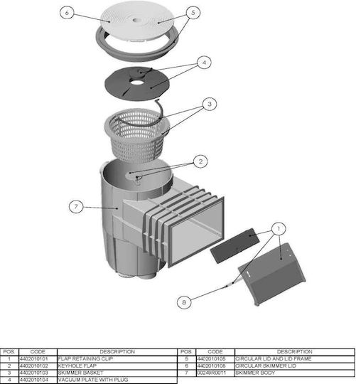Astral Pool Skimmer for Swimming Pool