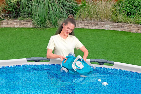 Aqua Tronix Wireless Robotic Pool Cleaner Bottom For Pools 50m²