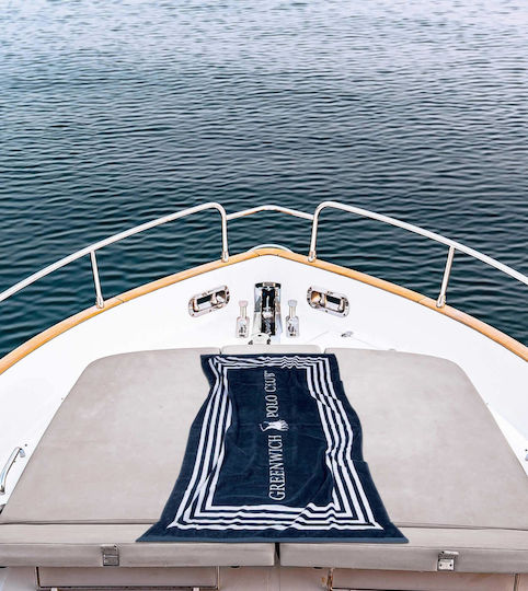 Greenwich Polo Club Beach Towel Cotton Blue 170x90cm.