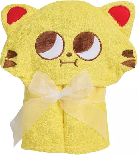 Das Home Baby Hooded Poncho Bathrobe 4947 Yellow 70x90cm