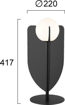 Viokef Lustră Decorativă cu Soclu pentru Bec G9 Negru
