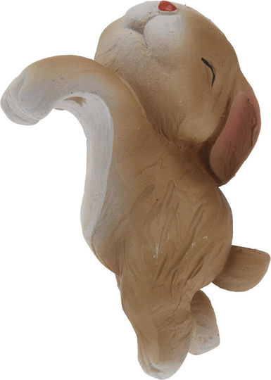 Easter Decorative Brown Bunny Watering Can 8.5x5.8x4.5cm
