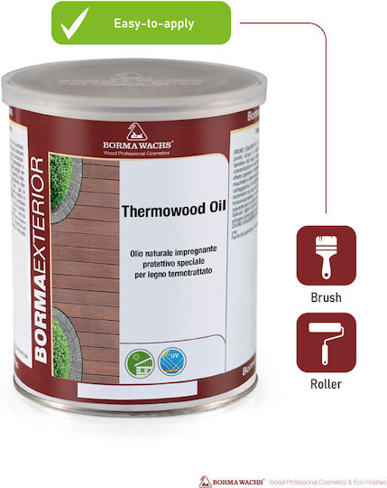 Borma Wachs Thermowood Βερνίκι Εμποτισμού Διαλύτου No53 Άχρωμο 1lt