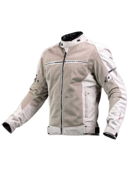 Nordcode Aero-R II Oversize Καλοκαιρινό Ανδρικό Μπουφάν Μηχανής Γκρι