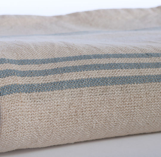 Nef-Nef Homeware Spirit Zweisitzer-Sofa Überwurf 180x250cm Natürliche Spirit Blau