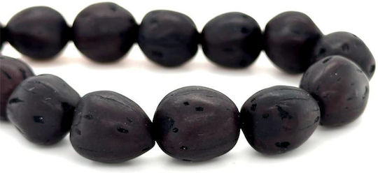 Kompologadiko Scented Wooden Worry Beads with 21 Beads Black