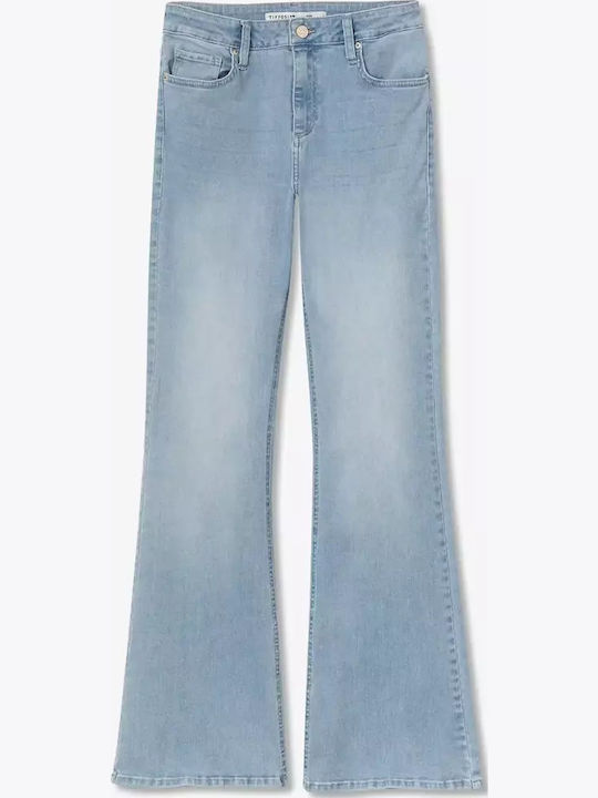 Women's Jean Trousers Flared Light Blue