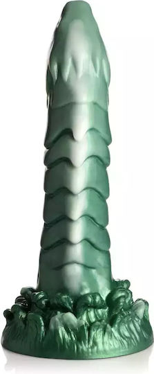 XR Glass Dildo With Suction Cup Green 20.5cm