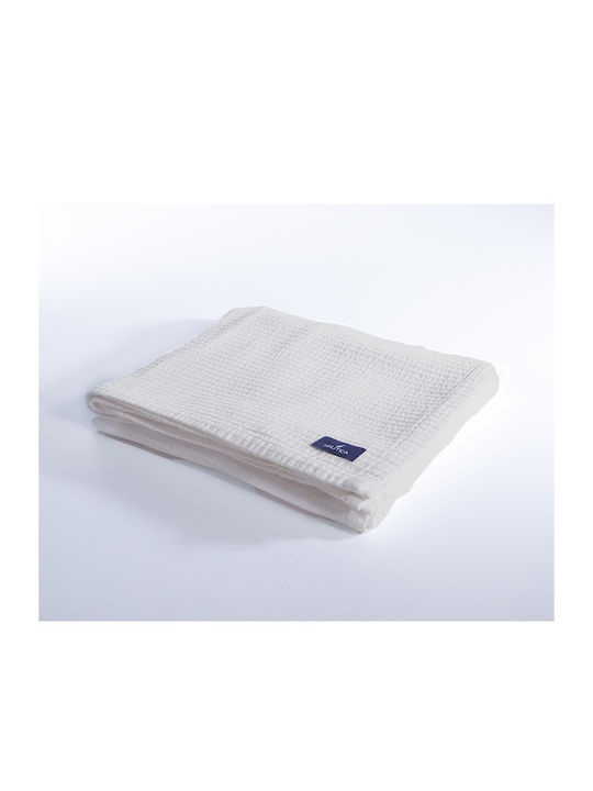 Nef-Nef Homeware Nau Κουβέρτα Πικέ Υπέρδιπλη 230x240εκ. Navy