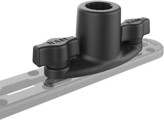 Ram Mounts Ram Dual T-bolt Track Base Spline Poles