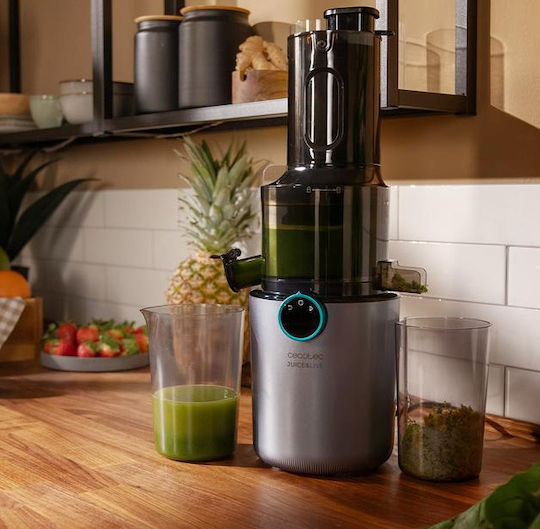 Cecotec Juice&Live 1500 Slim Αποχυμωτής 200W Ασημί