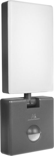 Maclean Energy Στεγανός Προβολέας LED 10W Φυσικό Λευκό 4000K με Αισθητήρα Κίνησης IP65