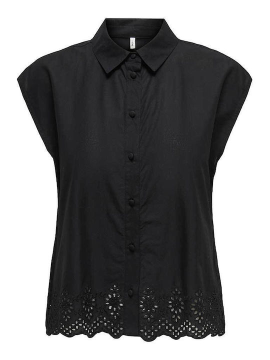 Short Sleeve Women's Shirt Black