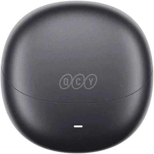QCY AilyBuds Pro+ HT10 Bluetooth Handsfree Ακουστικά με Αντοχή στον Ιδρώτα και Θήκη Φόρτισης Μαύρα