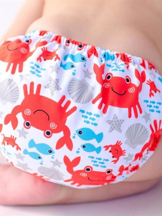 Zoocchini Kids Swimwear Swim Diaper with Hat Multicolour