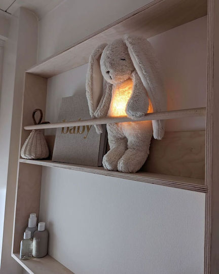 Moonie Ζωάκι The Humming Bunny από Ύφασμα με Αισθητήρα Κλάματος για Νεογέννητα