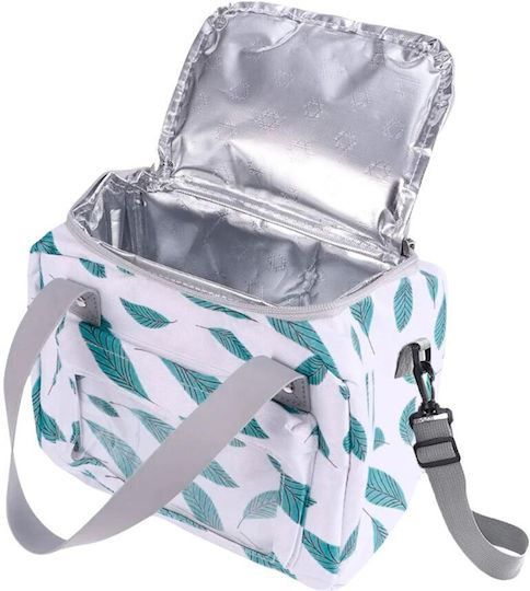 Amber Schulische Isothermische Hand-Lunch-Tasche 9Es Weiß 20 x 16 x 28cm